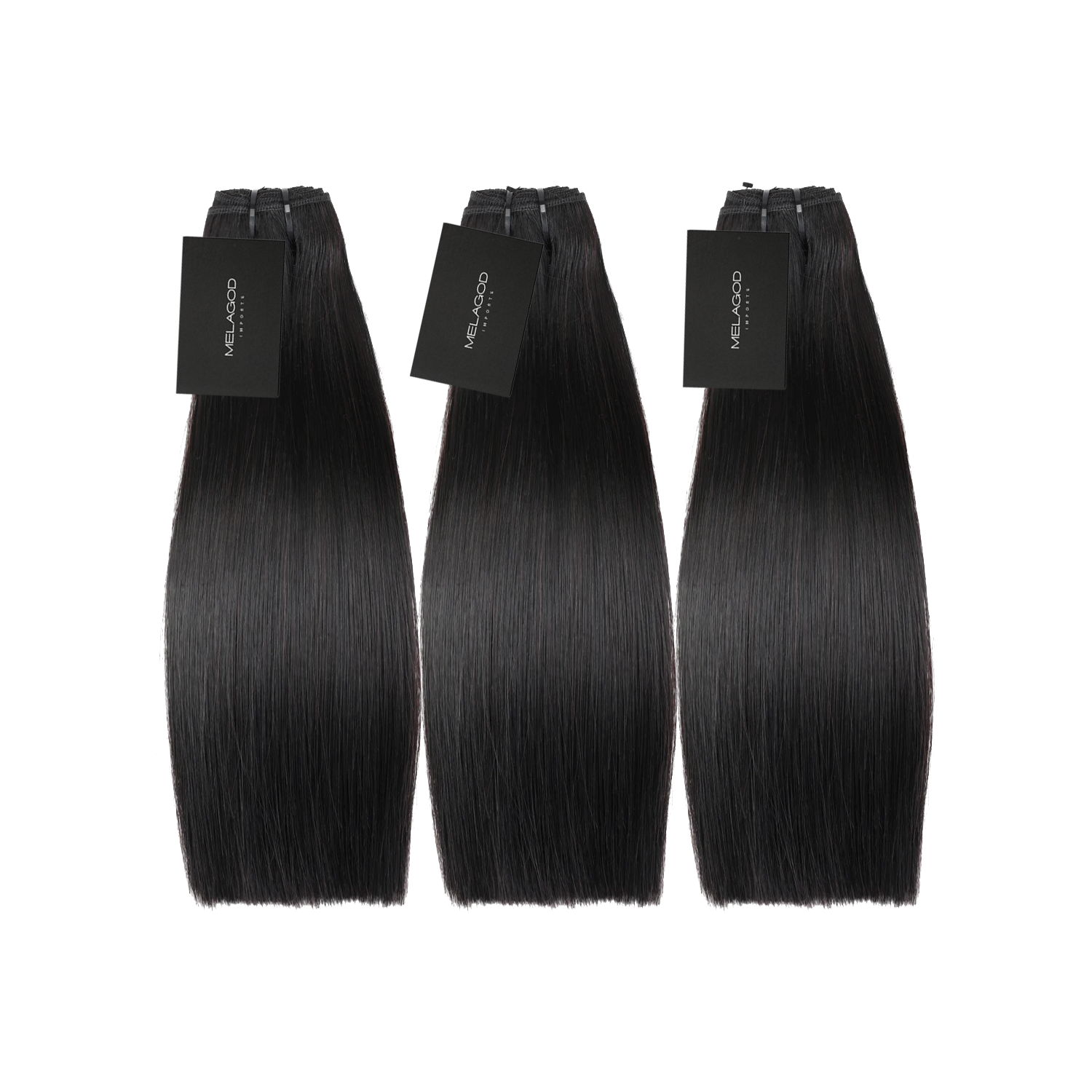 MelaGod Imports If you are looking for a stunning, natural looking and effortless hairstyle, you can’t go wrong with our Premium Straight Hair Collection. Key Features:   Thick & Full Hair Extensions: Luxuriate in the richness of these thick voluminous hair bundles, providing a natural finish, and pairs perfectly with natural or relaxed hair.